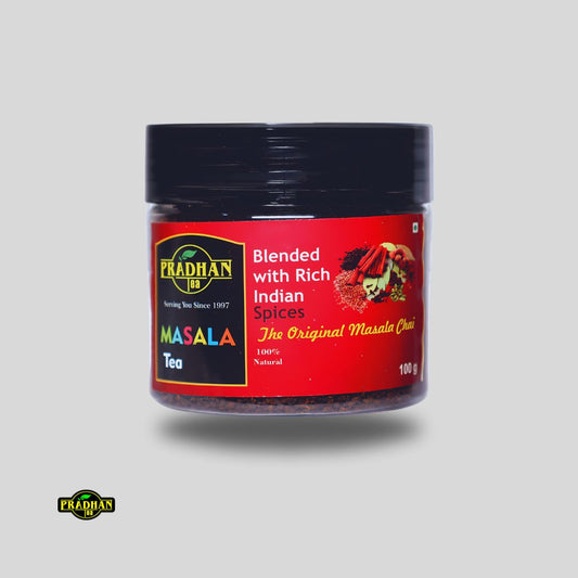 Masala Tea | 100G Jar | Pradhan Tea | Pack Of 2 | 100Gx2